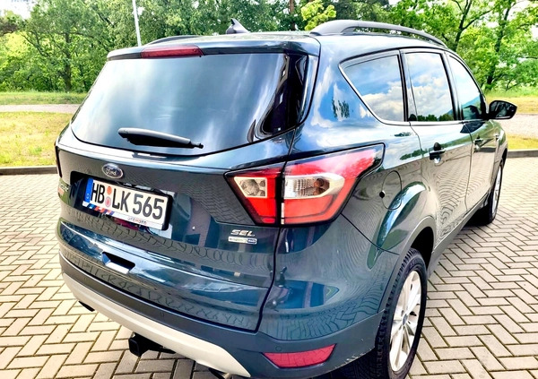 Ford Kuga cena 69900 przebieg: 86840, rok produkcji 2019 z Grybów małe 191